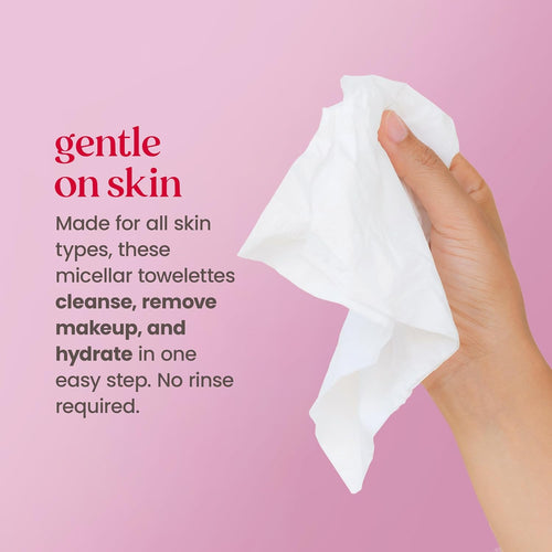 Burt’S Bees Rose Water Micellar Cleansing Towelettes – 30CT x3 Pack